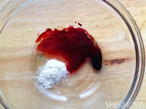 does fake blood made with food coloring stain clothes - homemade non stain fake blood.